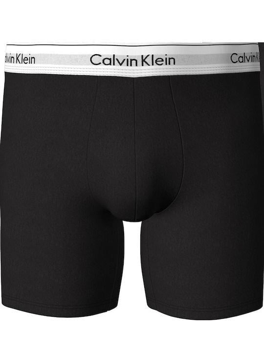 Calvin Klein Calvin Klein Erkek Pamuklu Beli Lastikli Slim Fit 3'lü Paket Siyah-Beyaz Boxer LV00NB4394-UB1