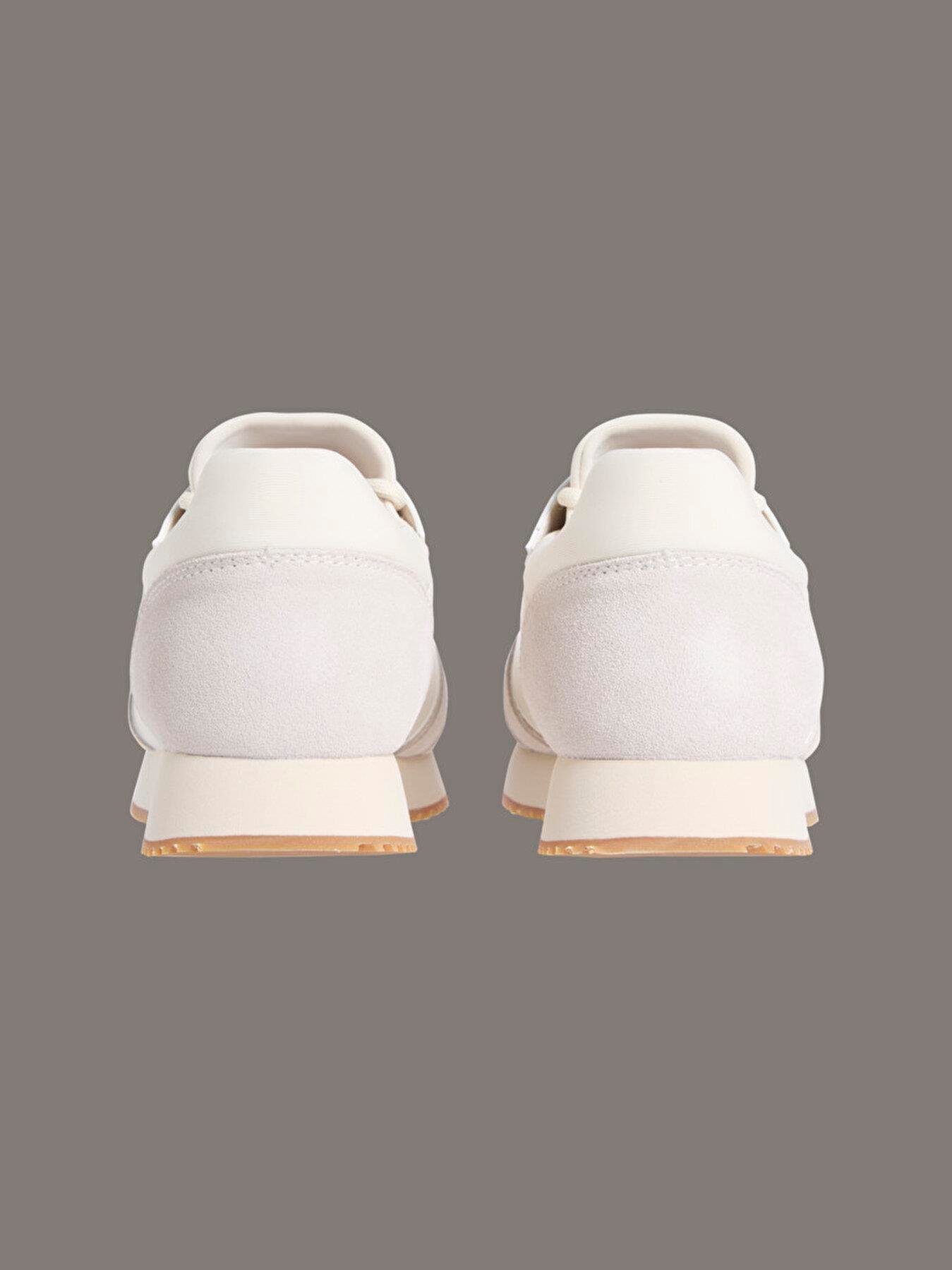 Calvin Klein Calvin Klein Erkek Rahat Yüksek Taban Renk Geçişli Süet Detaylı Deri Bej Sneaker YM0YM01152-0GF