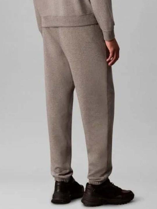 Calvin Klein Calvin Klein Erkek Rahat Kalıp Beli ve Paçası Lastikli %100 Pamuklu Gri Eşofman Altı LV04RD241G-P7E