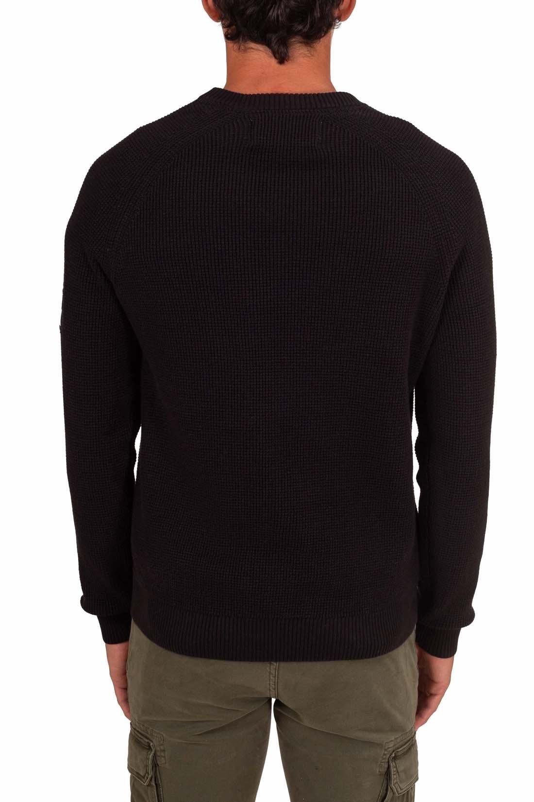 Calvin Klein Calvin Kleın Erkek Regular Fit Pamuklu Bisiklet Yaka Uzun Kollu Siyah Kazak J30J323989-BEH