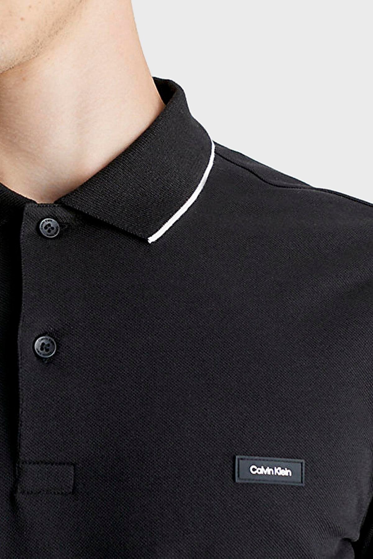 Calvin Klein Calvin Kleın Erkek Siyah Polo Yaka T-Shirt K10K112753-BEH