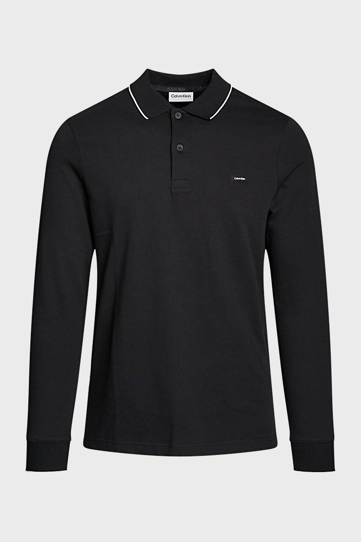 Calvin Klein Calvin Kleın Erkek Siyah Polo Yaka T-Shirt K10K112753-BEH
