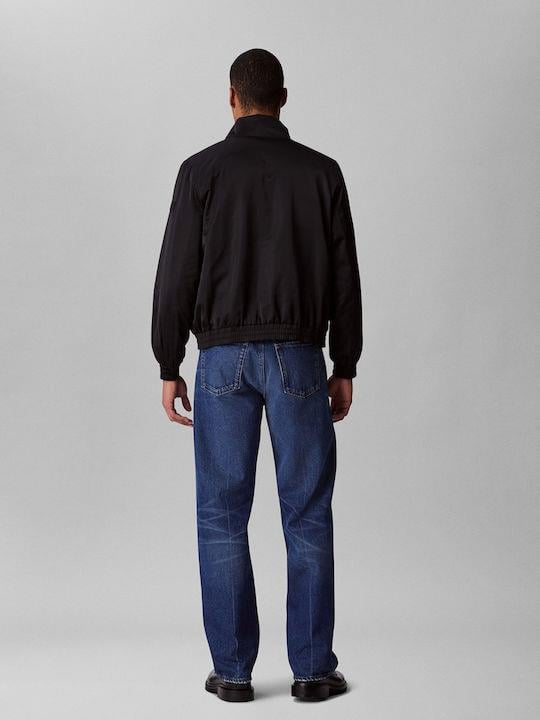 Calvin Klein Calvin Klein Erkek Su İtici Rüzgar Geçirmez Kumaş Dik Yaka Uzun Kollu Siyah Ceket LV04RC516G-UB1