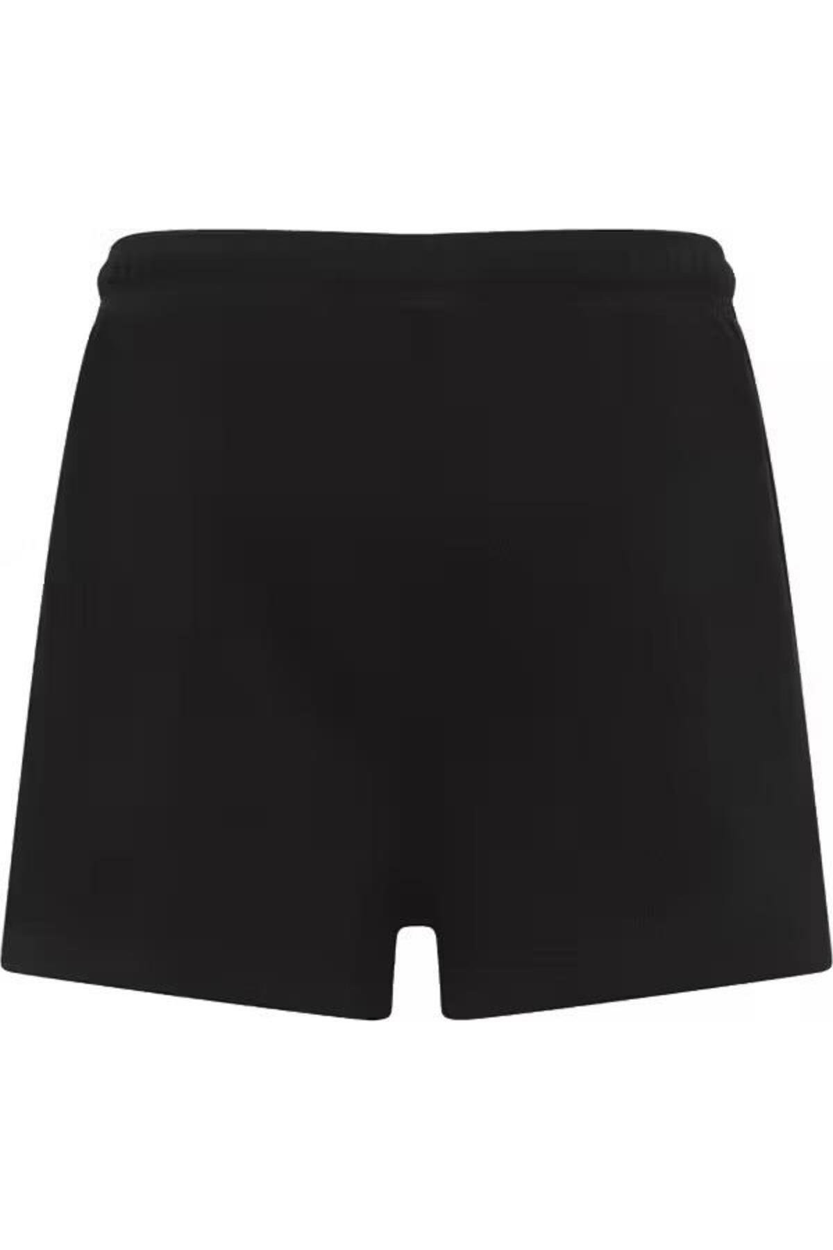 Calvin Klein Calvin Klein Kadın Beli Lastikli Pamuklu CK Logolu Siyah Şort LV047C250G-UB1