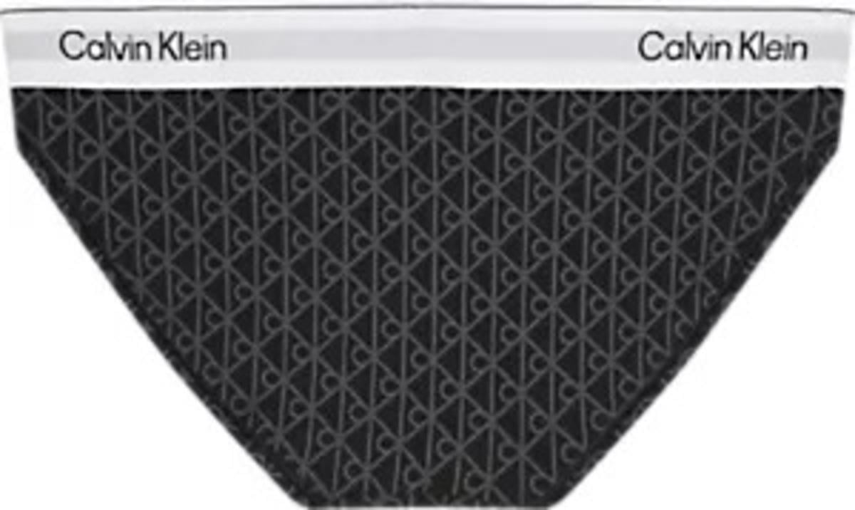 Calvin Klein Calvin Klein Kadın Calvin Yazı Detay Slim Fit Dokuma Siyah Bikini Altı LV00QF8520-2RG