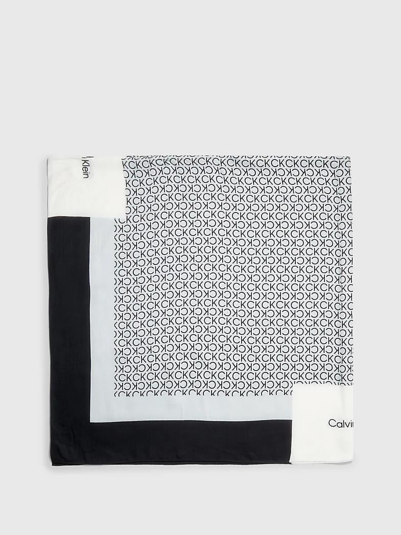 Calvin Klein Calvin Kleın Kadın Marka Logolu Desenli Hafif Dokuma Günlük Kullanım Gri Spor Çanta K60K610227-BAX