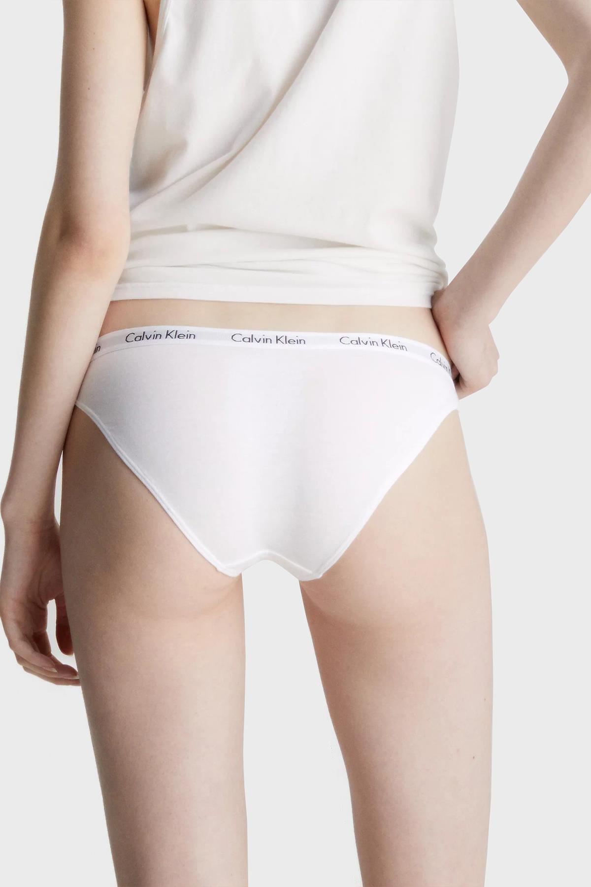 Calvin Klein Calvin Kleın Kadın Marka Logolu Günlük Kullanım Siyah Külot 000QD3588E-WZB