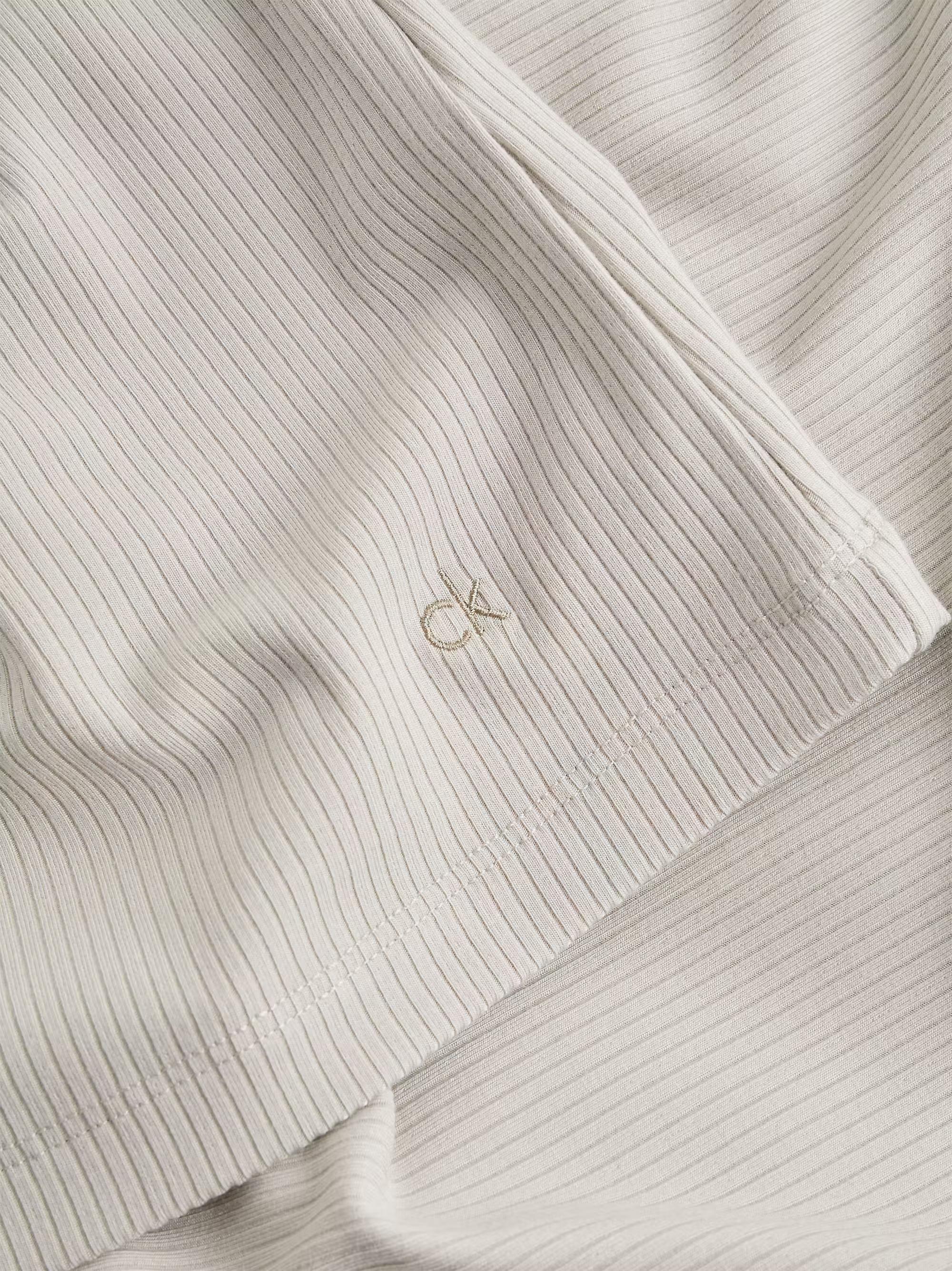 CALVIN KLEIN Calvin Kleın Kadın Pamuklu Yuvarlak Kolsuz Günlük Gri Atlet K20K208054-PE0