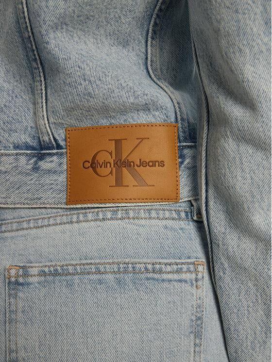 Calvin Klein Calvin Klein Kadın Regular Fit Cep Detaylı Uzun Kollu Denim Mavi Ceket J20J224544-1AA