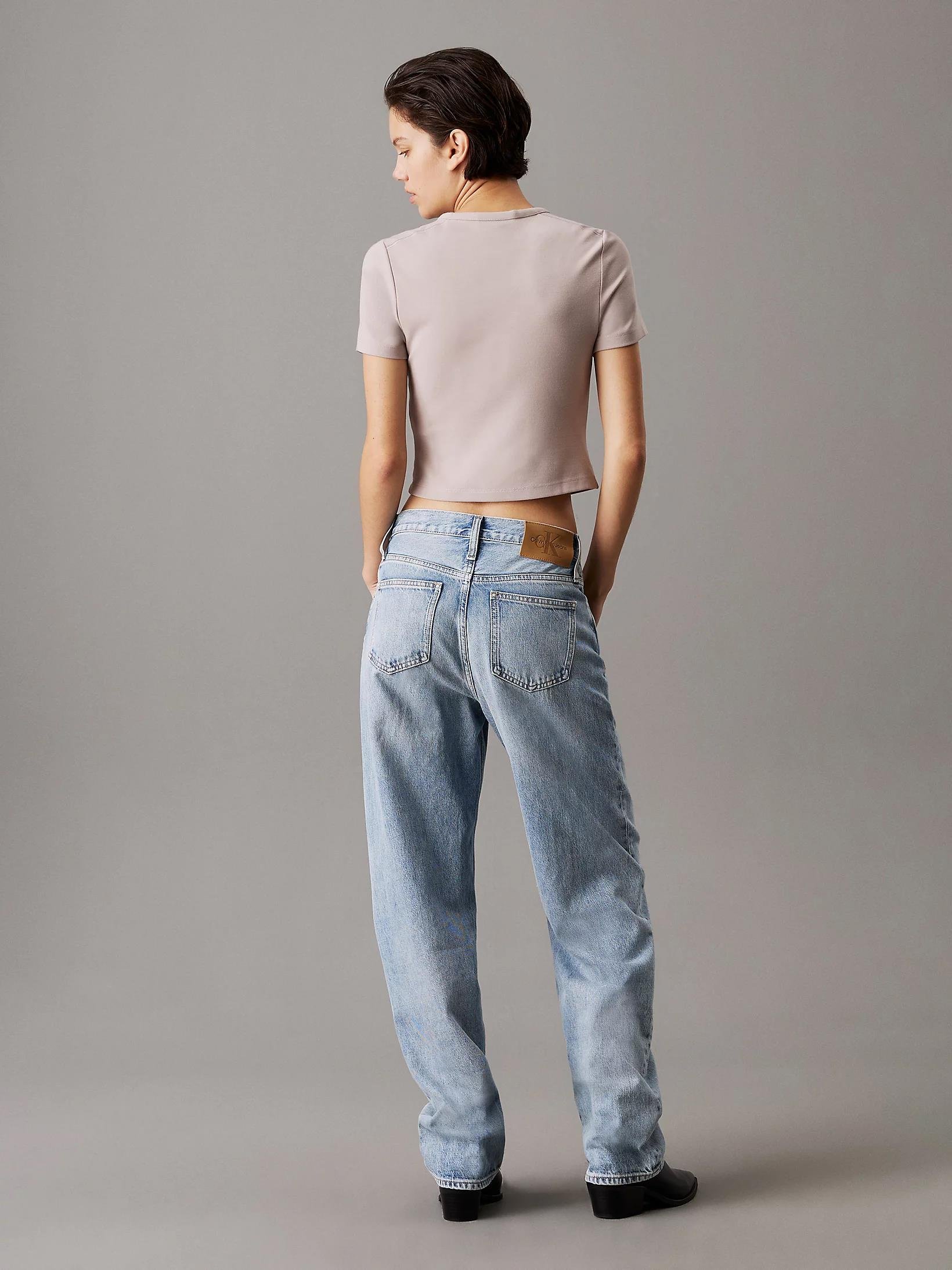 Calvin Klein Calvin Klein Kadın Slim Fit Kısa Kollu Pamuklu Gri Atlet J20J224769-PAN