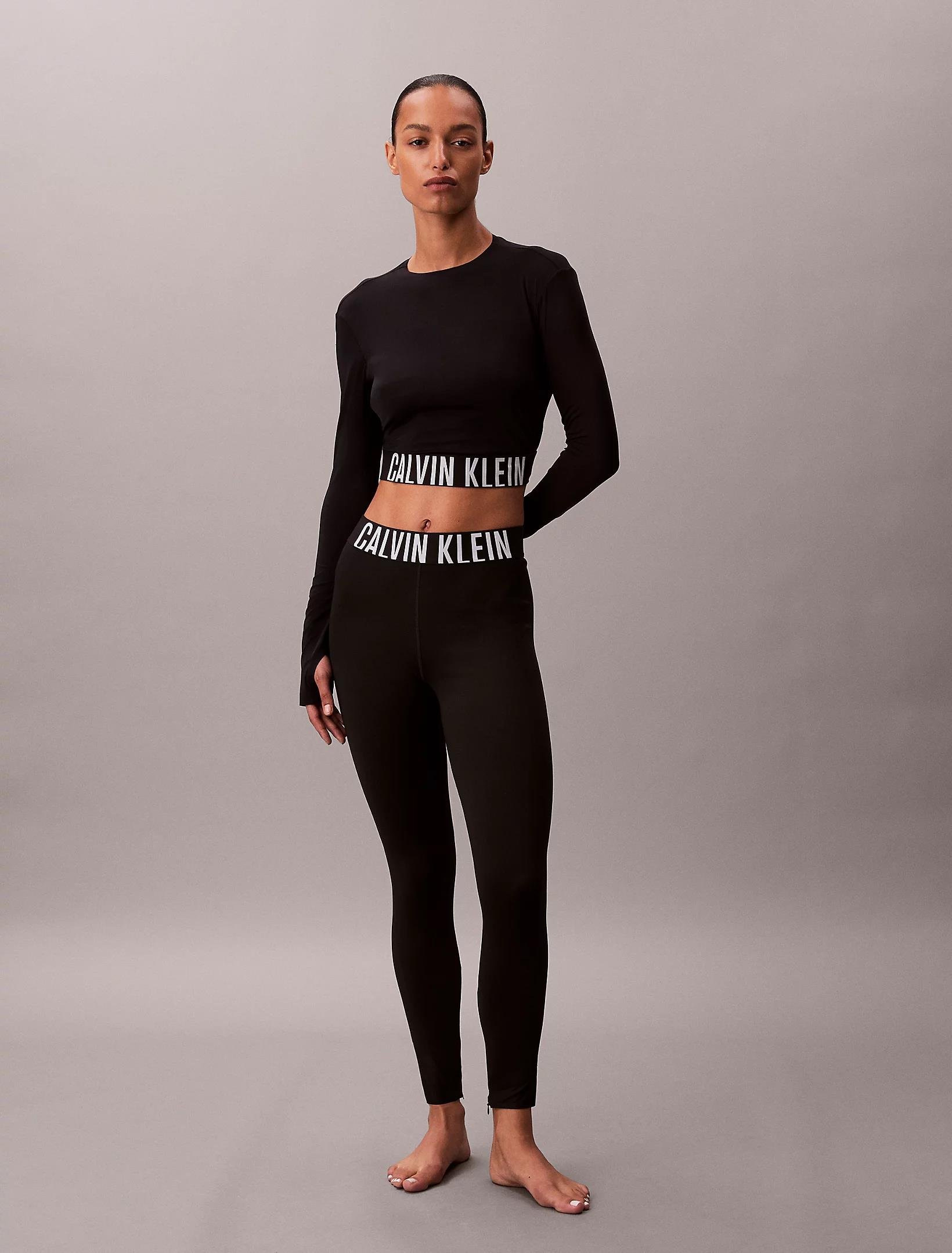 Calvin Klein Calvin Klein Kadın Yüksek Bel Slim Rahat Siyah Tayt LVGWS5L616-UB1