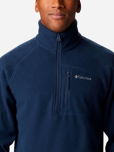 Columbia Columbia Erkek Fermuar Kapamalı Dik Yaka Uzun Kollu Lacivert Sweatshirt 1553511-468