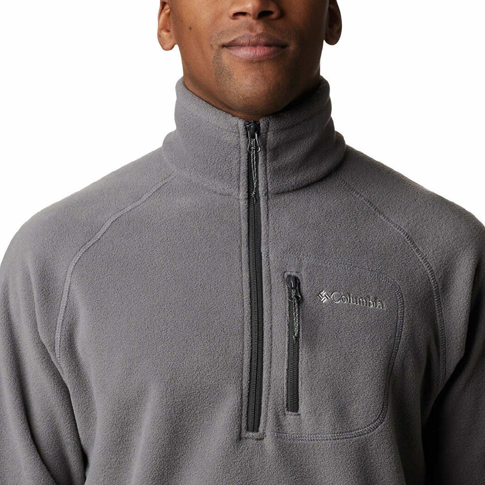Columbia Columbia Erkek Fermuar Kapamalı Dik Yaka Uzun Kollu Gri Sweatshirt 1553511-013