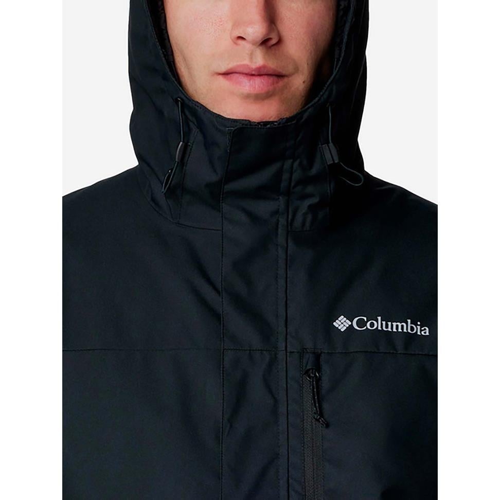 Columbia Columbia Erkek Kapüşonlu Fermuar Kapamalı Uzun Kollu Siyah Mont 2089541-010