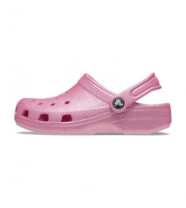 Crocs Crocs Çocuk Marka Logolu Rahat Günlük Kullanım Pembe Terlik 206993-6XE