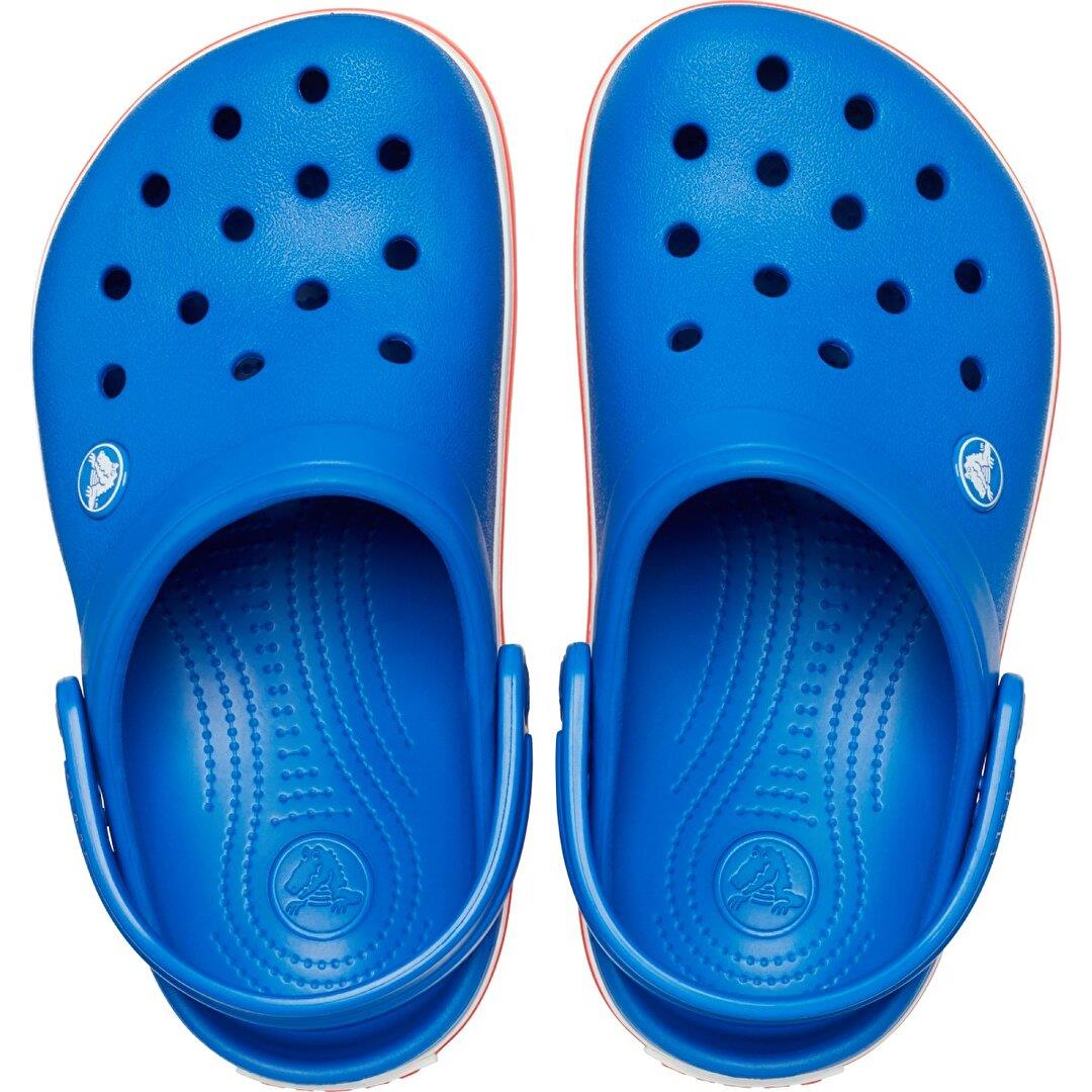 Crocs Crocs Çocuk Marka Logolu Rahat Günlük Kullanım Mavi Terlik 207006-4KZ