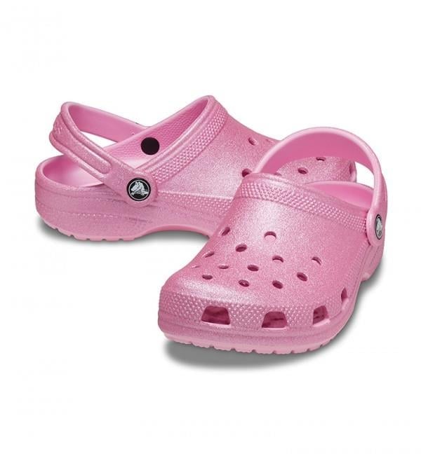 Crocs Crocs Çocuk Marka Logolu Rahat Günlük Kullanım Pembe Terlik 206993-6XE