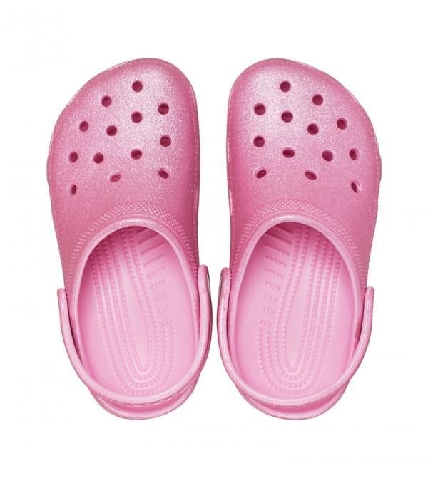 Crocs Crocs Çocuk Marka Logolu Rahat Günlük Kullanım Pembe Terlik 206993-6XE