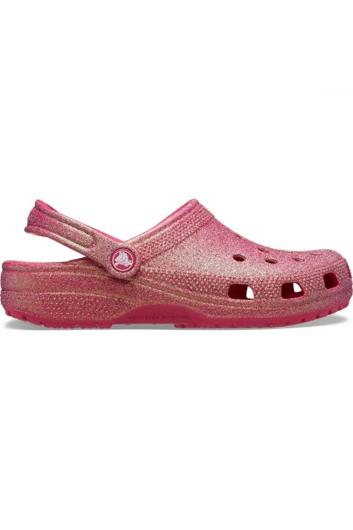 Crocs Crocs Unısex Marka Logolu Rahat Günlük Kullanım Fuşya Terlik 211005-6ZQ