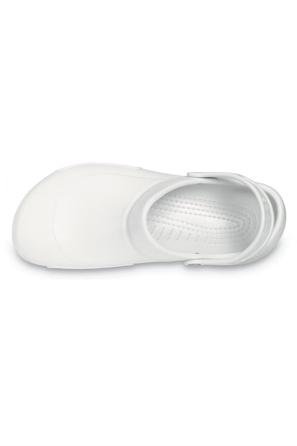 Crocs Crocs Unısex Marka Logolu Rahat Günlük Kullanım Beyaz Terlik 10075-100