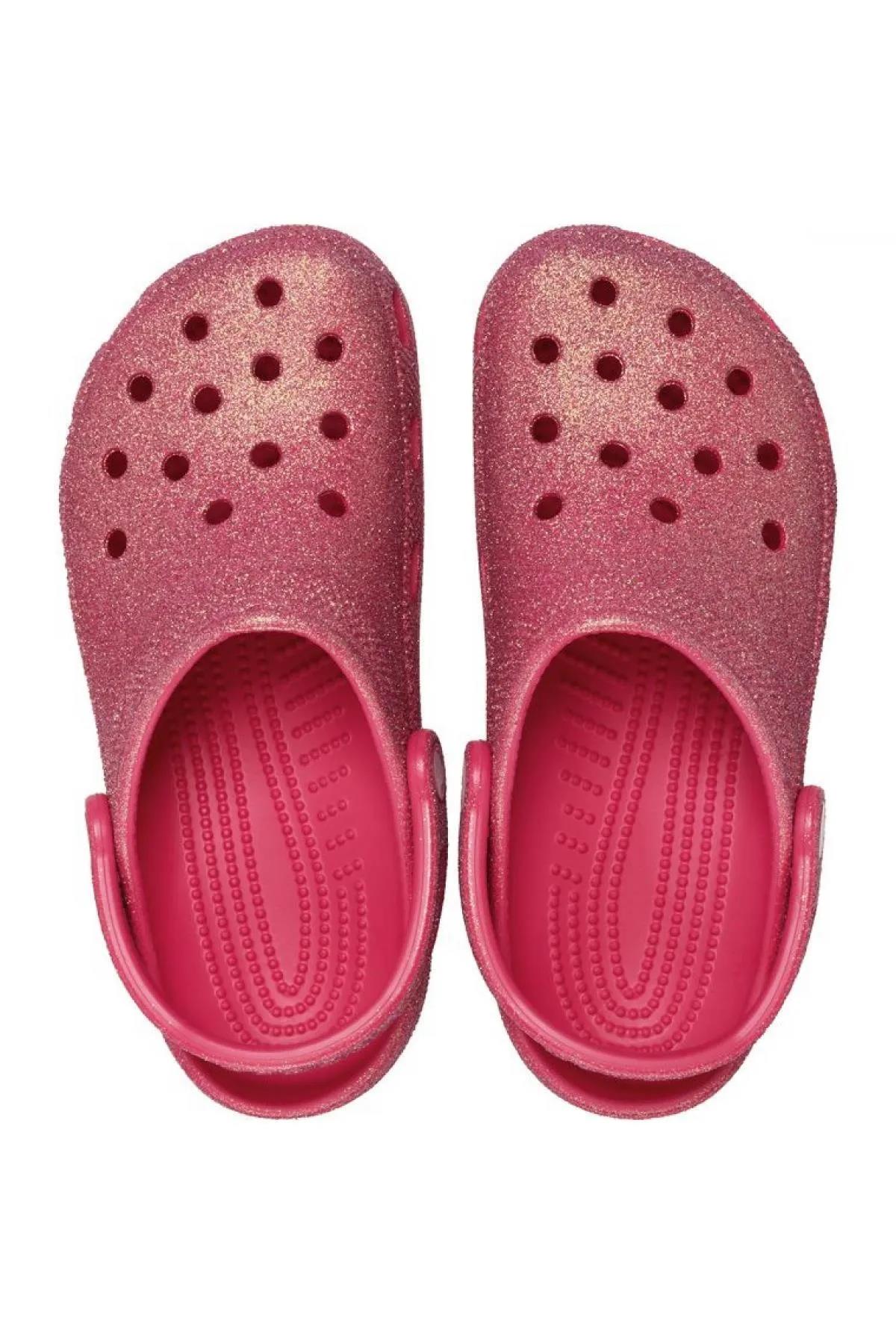 Crocs Crocs Unısex Marka Logolu Rahat Günlük Kullanım Fuşya Terlik 211005-6ZQ