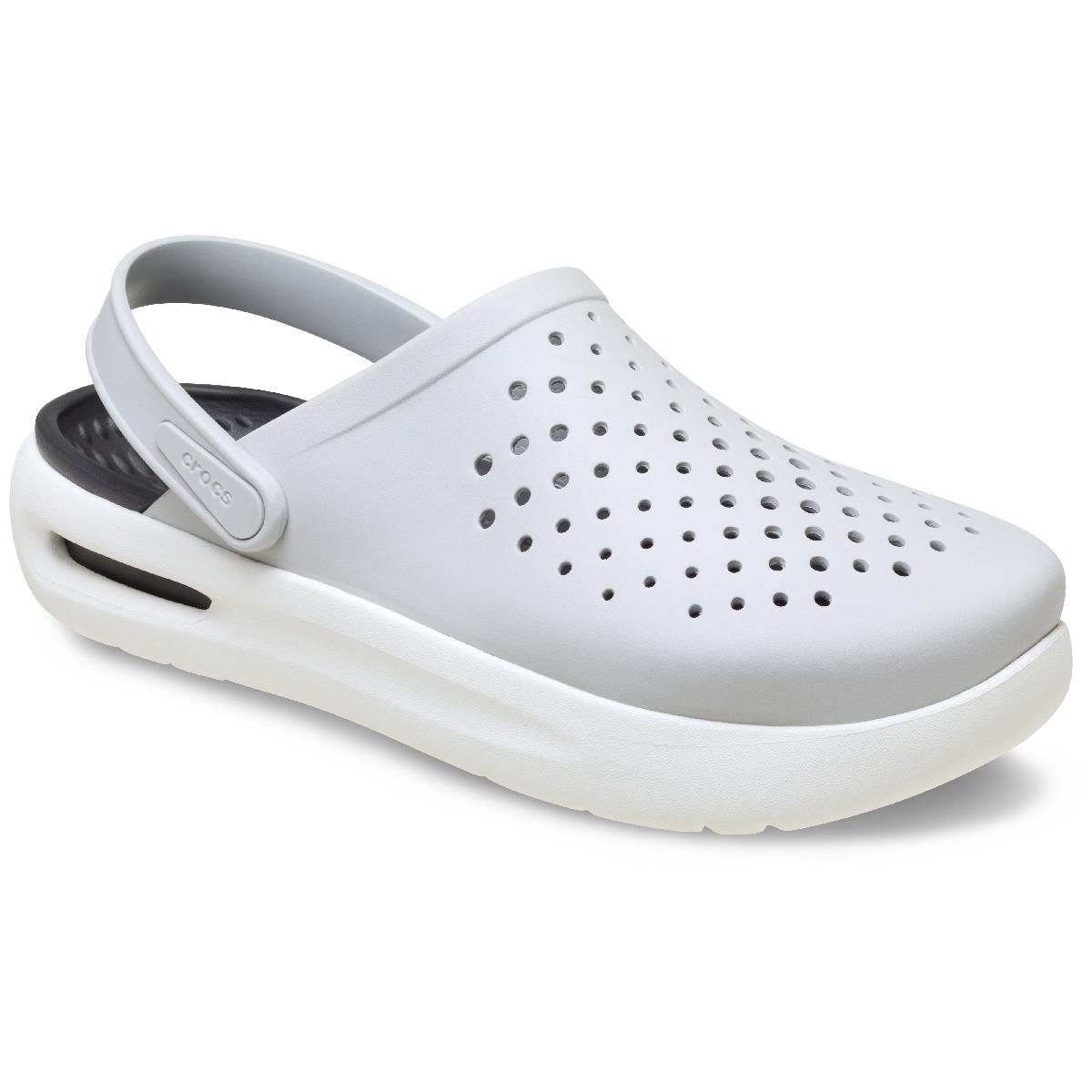 Crocs Crocs Unısex Marka Logolu Rahat Günlük Kullanım Gri Terlik 209964-1FT