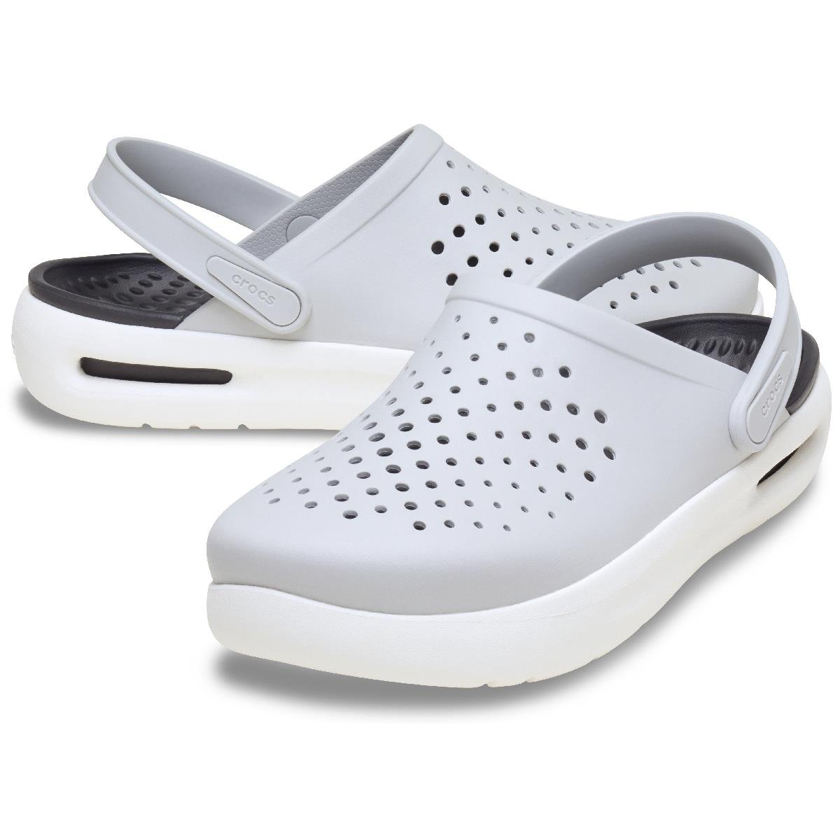 Crocs Crocs Unısex Marka Logolu Rahat Günlük Kullanım Gri Terlik 209964-1FT