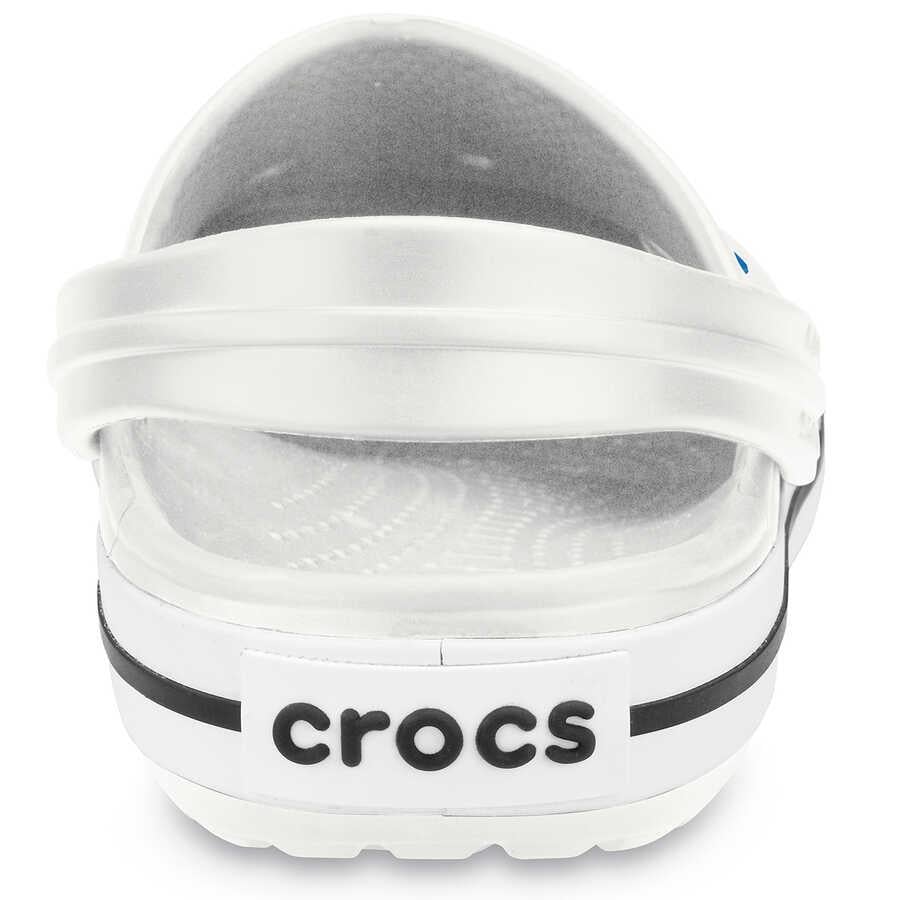 Crocs Crocs UNISEX Renkli Logo Detaylı Günlük Beyaz Terlik 11016-100