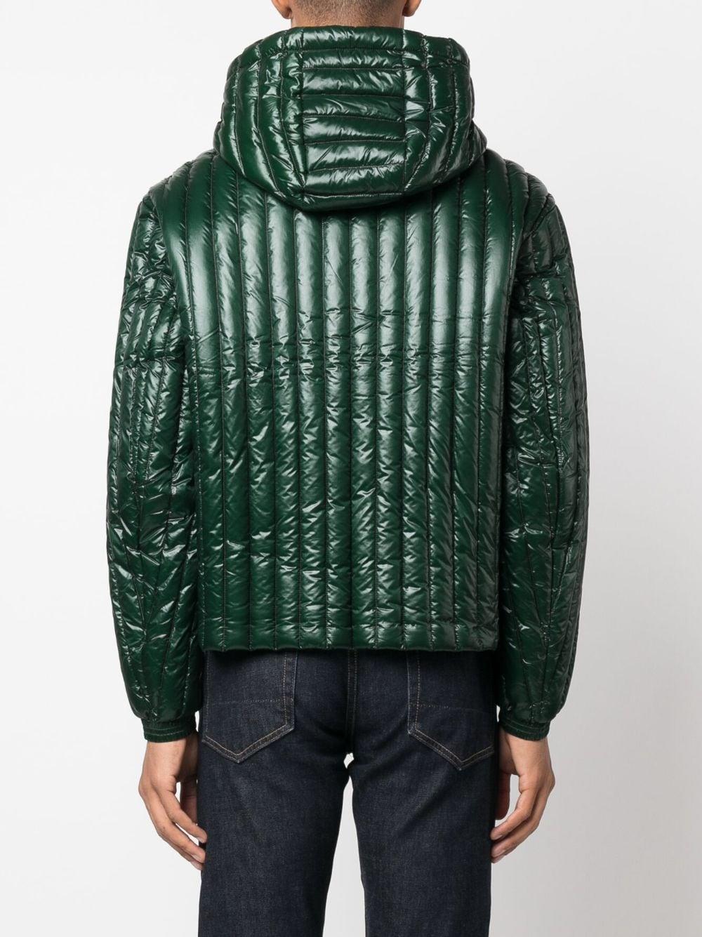 Emporio Armani Emporıo Armani Erkek Kapşonlu Yaka Marka Detaylı Fermuarlı Şişme Yeşil1 Mont 6R1B79 1NKZZ-0565