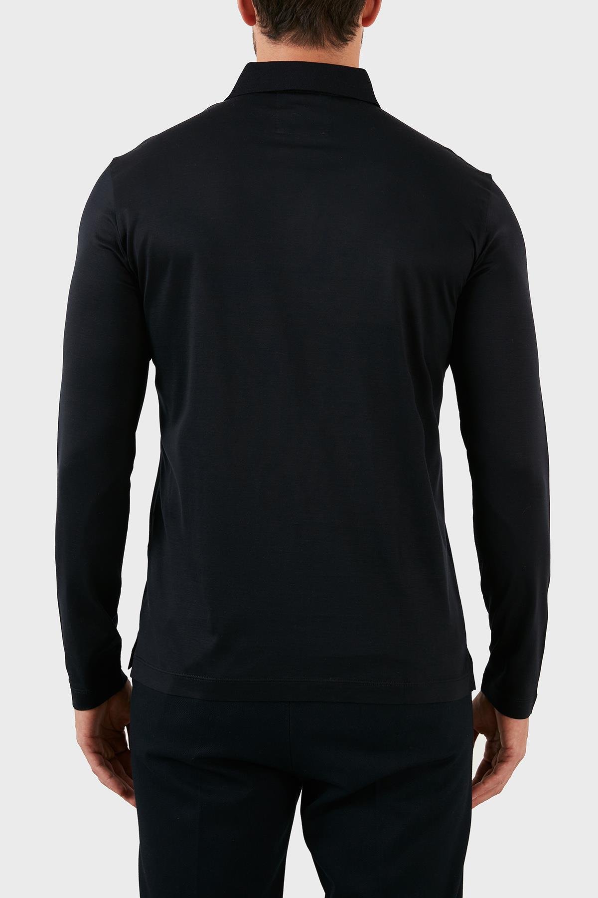 Emporio Armani Emporıo Armani Erkek Lacivert Polo Yaka T-Shirt 8N1F97 1JUVZ-0920