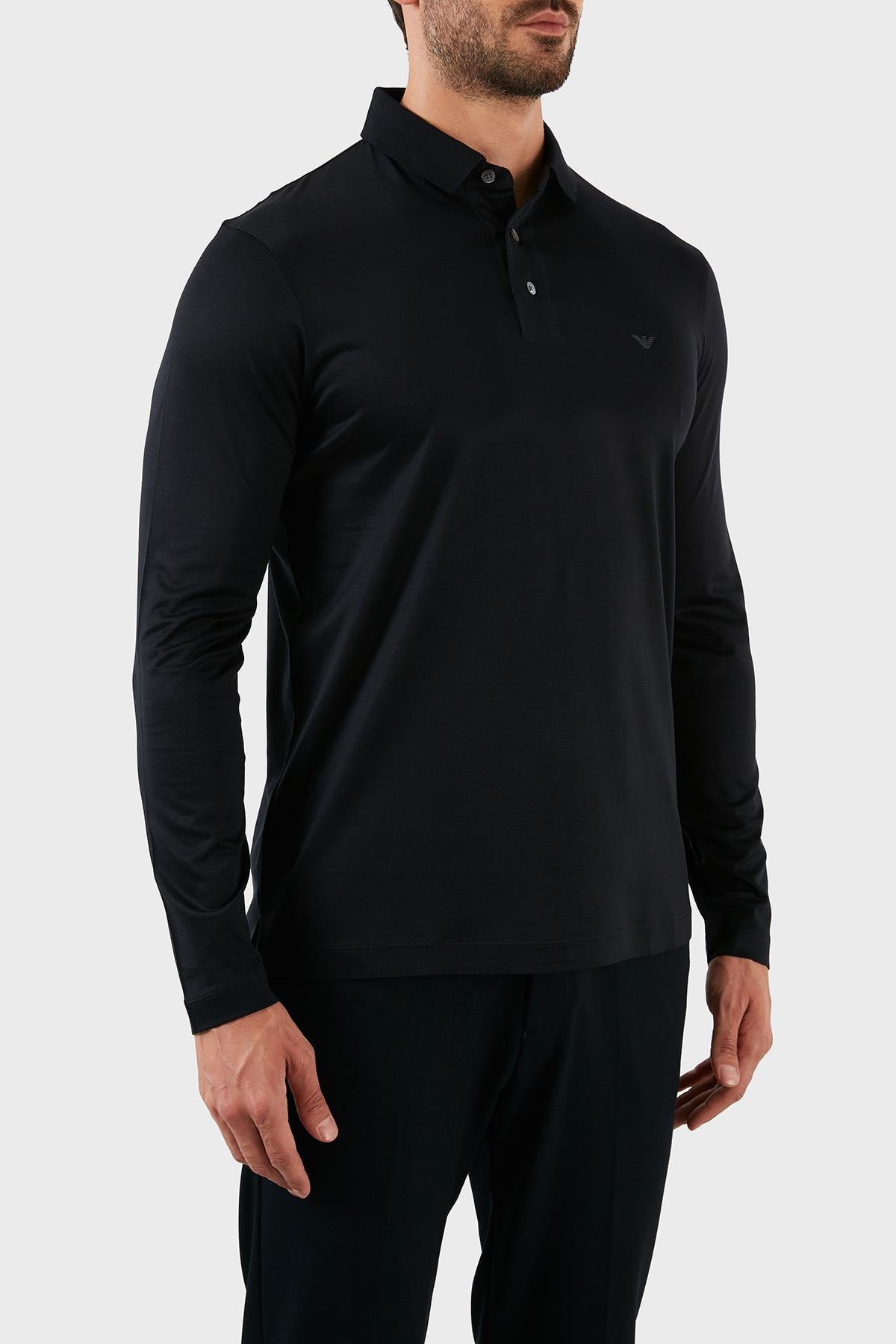 Emporio Armani Emporıo Armani Erkek Lacivert Polo Yaka T-Shirt 8N1F97 1JUVZ-0920