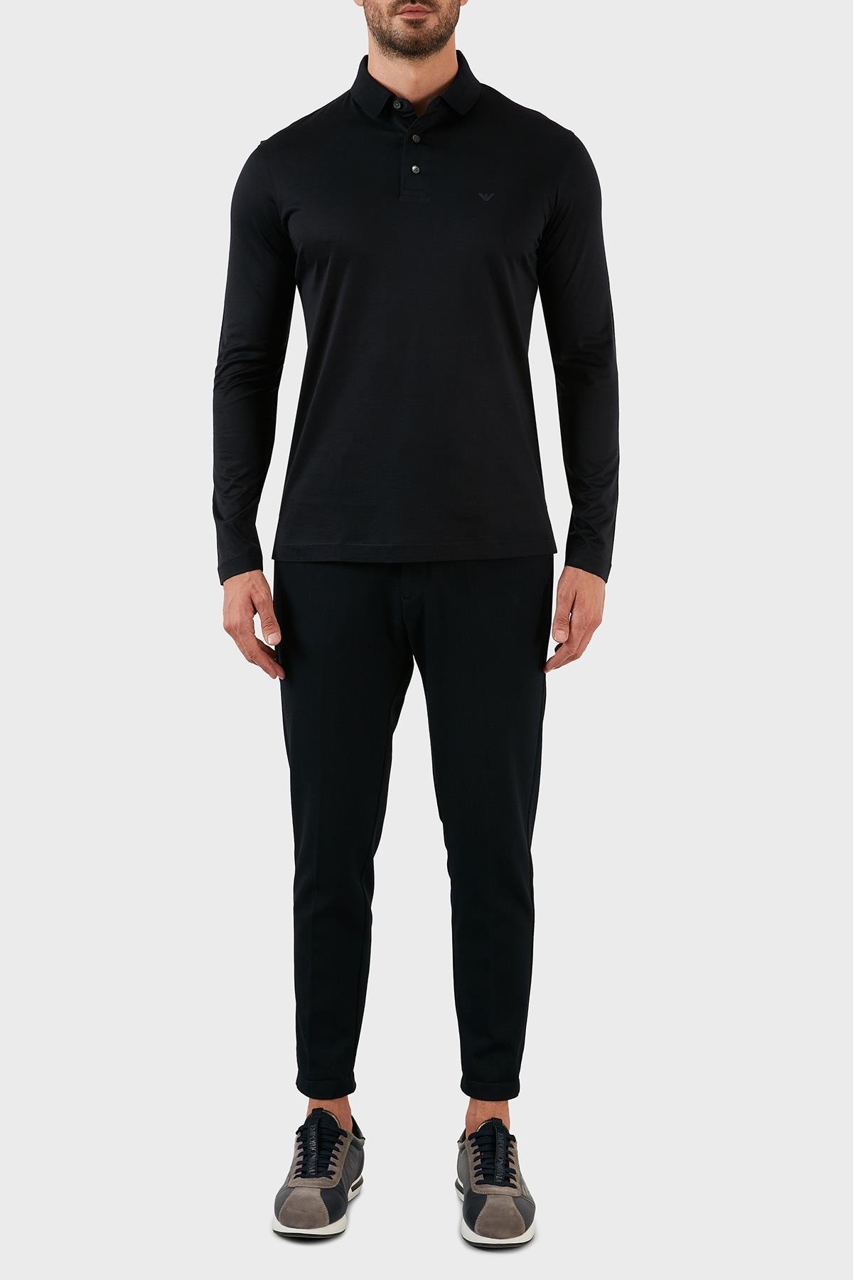 Emporio Armani Emporıo Armani Erkek Lacivert Polo Yaka T-Shirt 8N1F97 1JUVZ-0920