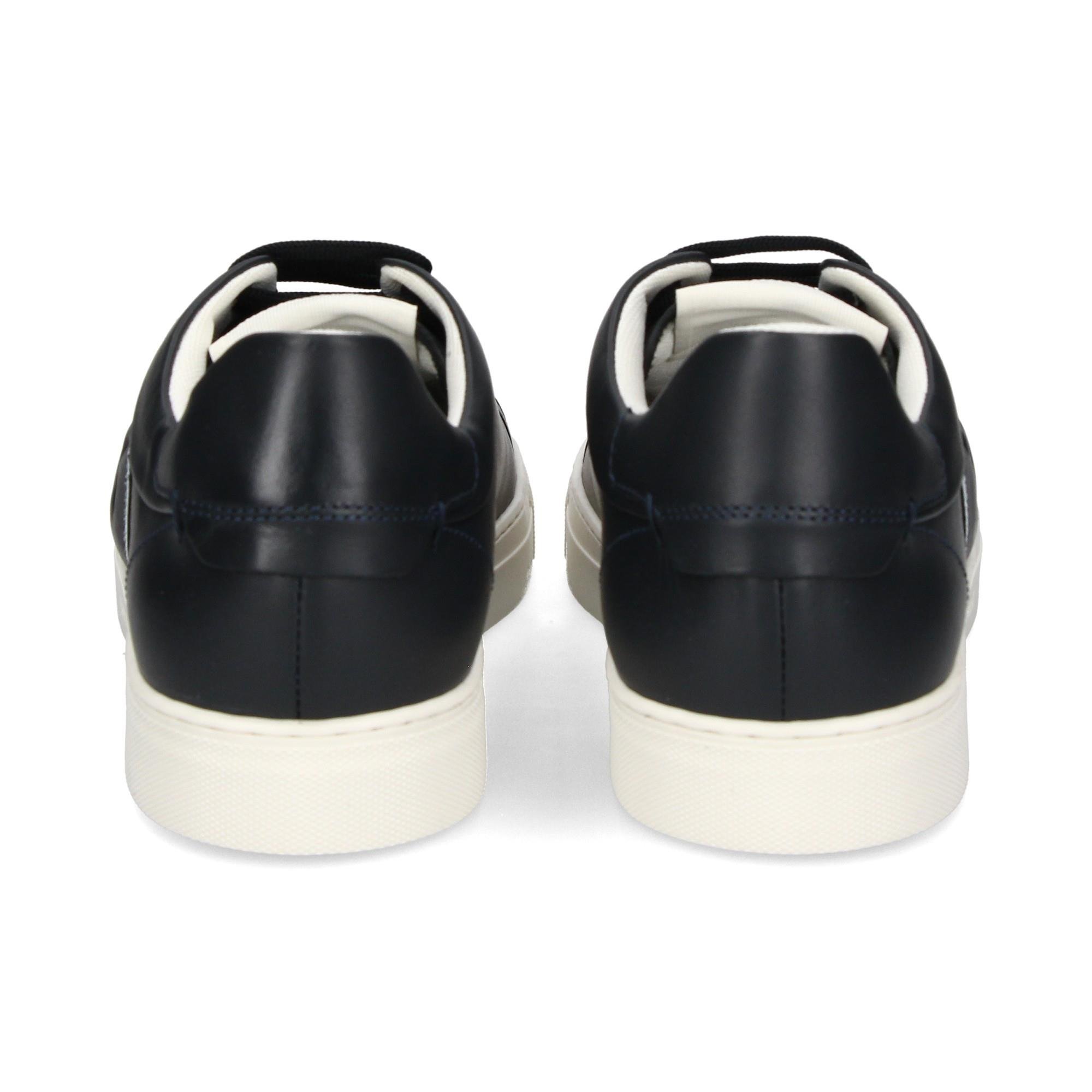 Emporio Armani Emporıo Armani Erkek Logolu Bağcıklı Günlük Kullanım Lacivert-Beyaz Sneaker X4X598 XN633-K568