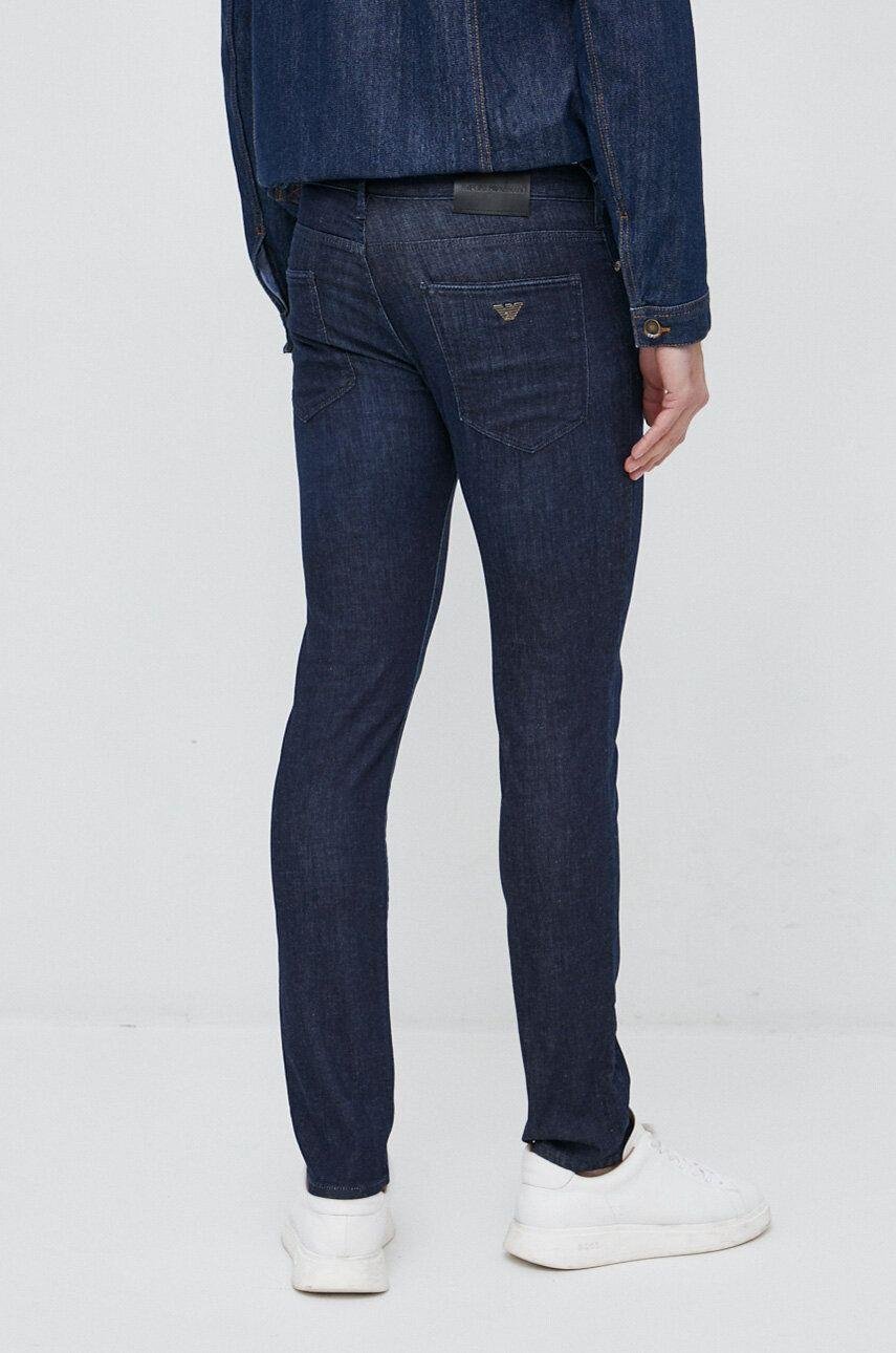 Emporio Armani Emporıo Armani Erkek Logolu 5 Cepli Denim Mavi1 Jeans 3R1J06 1D16Z-0942
