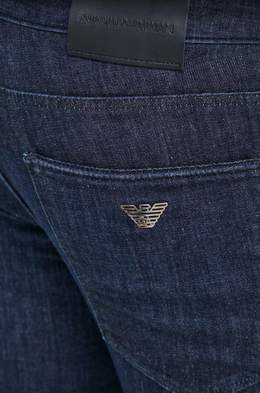 Emporio Armani Emporıo Armani Erkek Logolu 5 Cepli Denim Mavi1 Jeans 3R1J06 1D16Z-0942