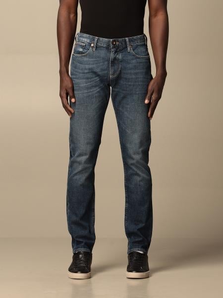 Emporio Armani Emporıo Armani Erkek Pamuklu Fermuarlı Denim Jeans 3K1J06 1DY0Z-DENİM