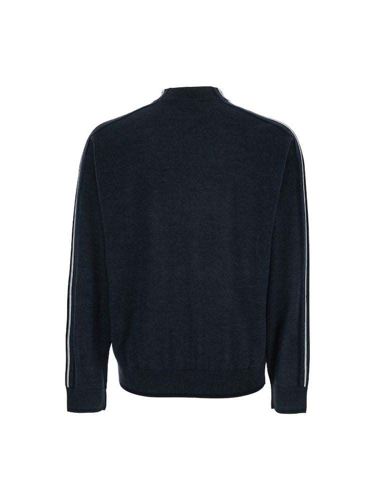 EMPORIO ARMANI Emporıo Armani Erkek Regular Fit Yuvarlak Yakalı Kartal Logolu Uzun Kollu Gri Kazak EM002423 AF14199-F8085