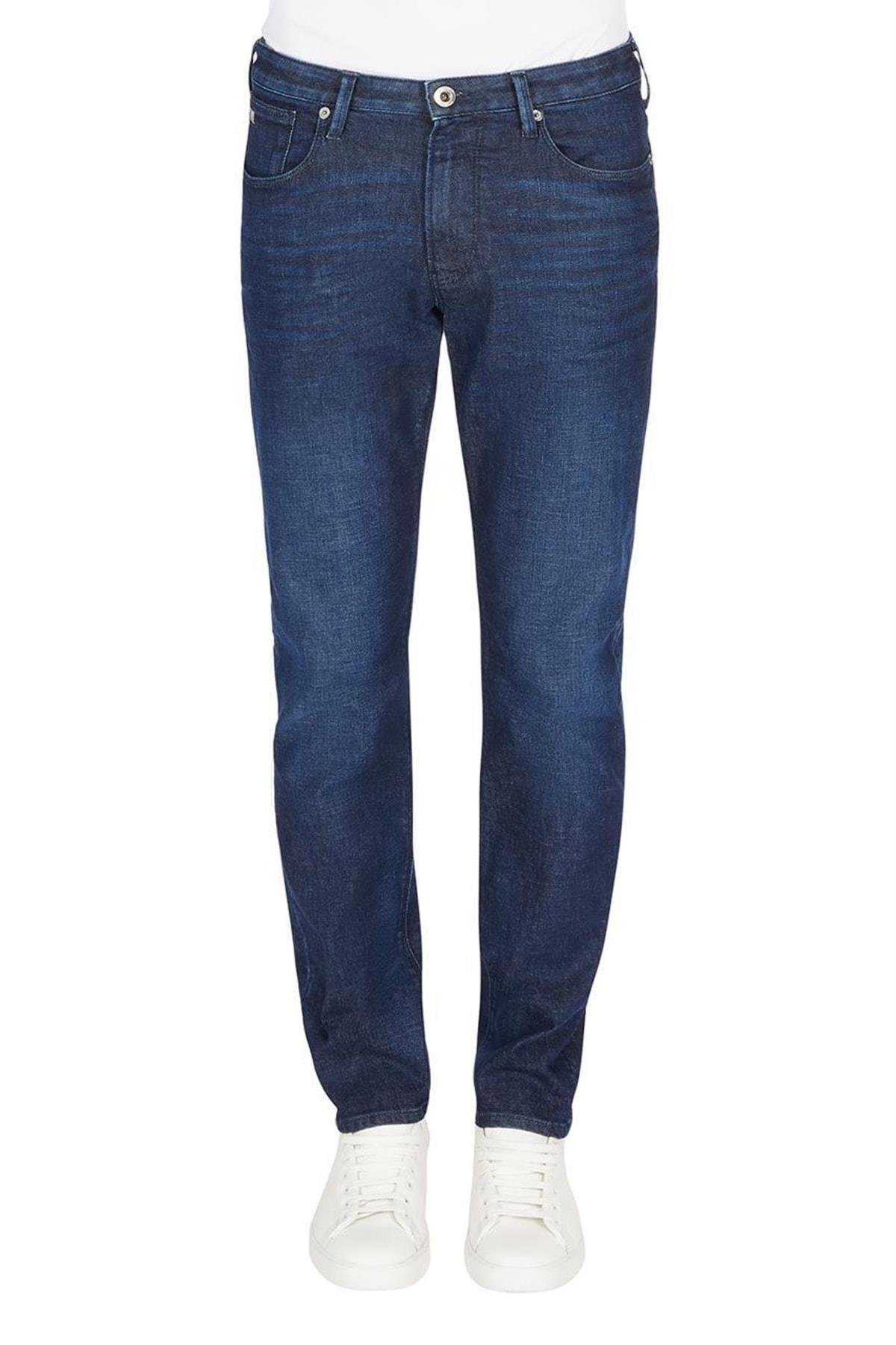 Emporio Armani Emporıo Armani Erkek Slim Fit Pamuklu Mavi Jeans 3L1J06 1DY4Z-0941