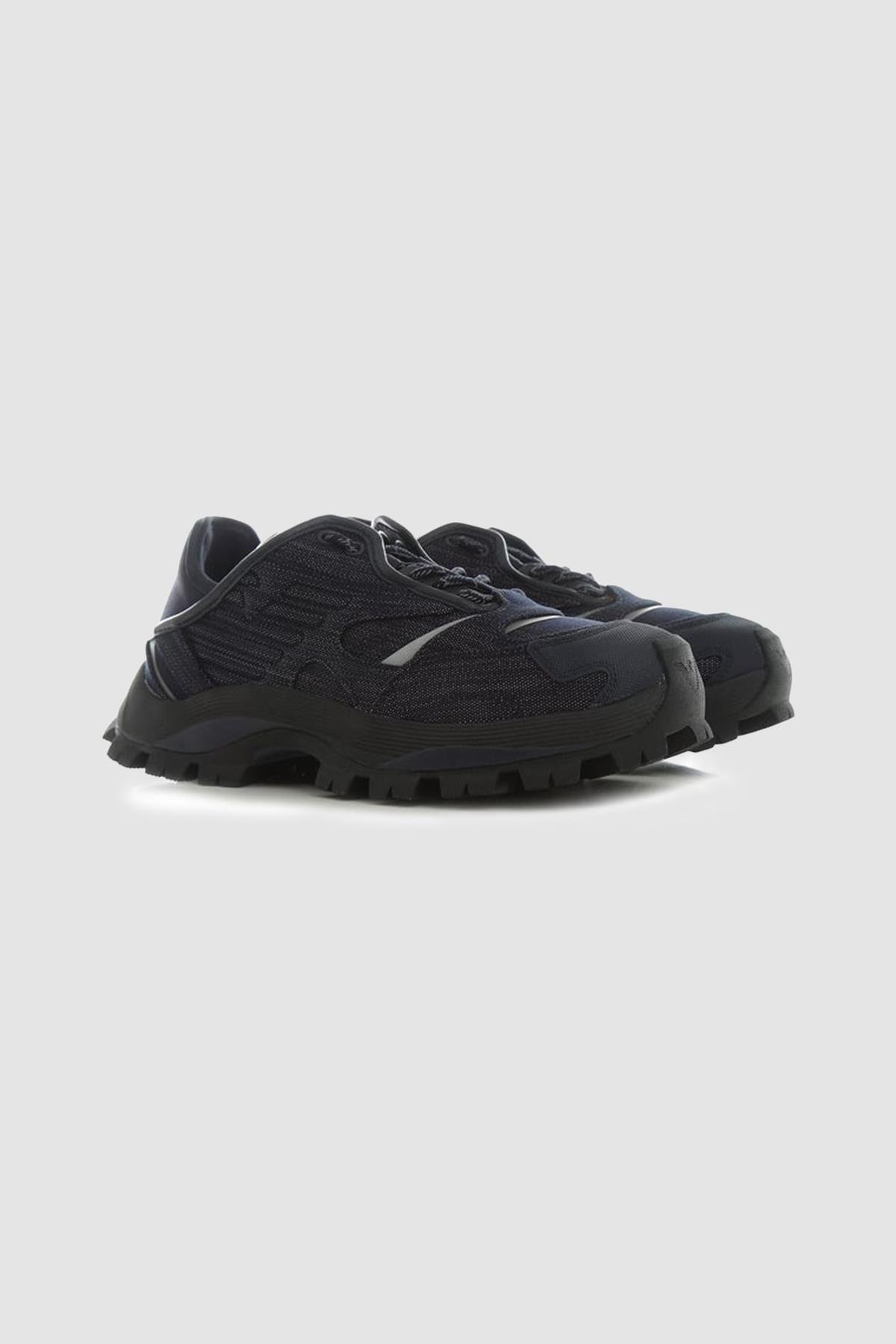 Emporio Armani Emporıo Armani Erkek Yüksek Taban Bağcıklı Rahat Mavi Sneaker X4C630 XM971-DEN