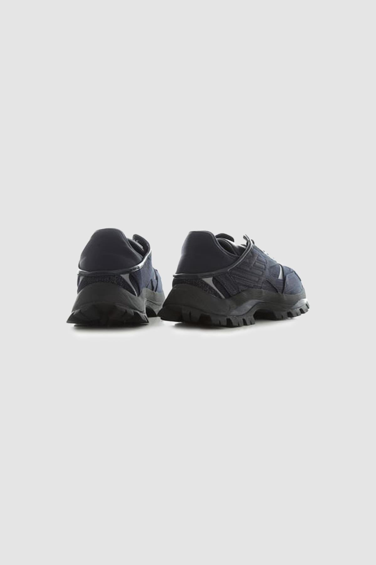 Emporio Armani Emporıo Armani Erkek Yüksek Taban Bağcıklı Rahat Mavi Sneaker X4C630 XM971-DEN