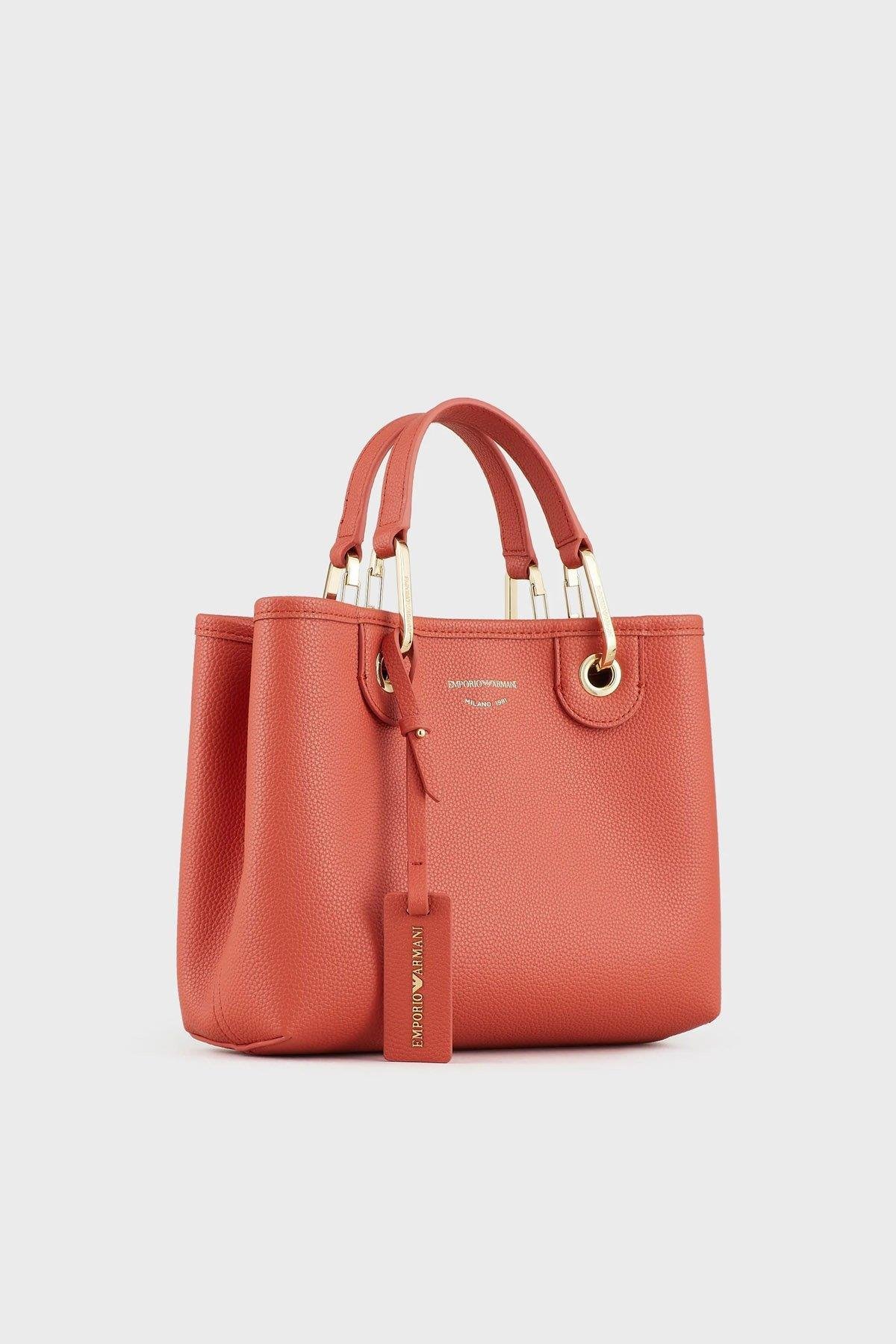Emporio Armani Emporıo Armani Kadın Marka Logolu Rahat Taba Omuz Çantası Y3D166 YFO5B-89612