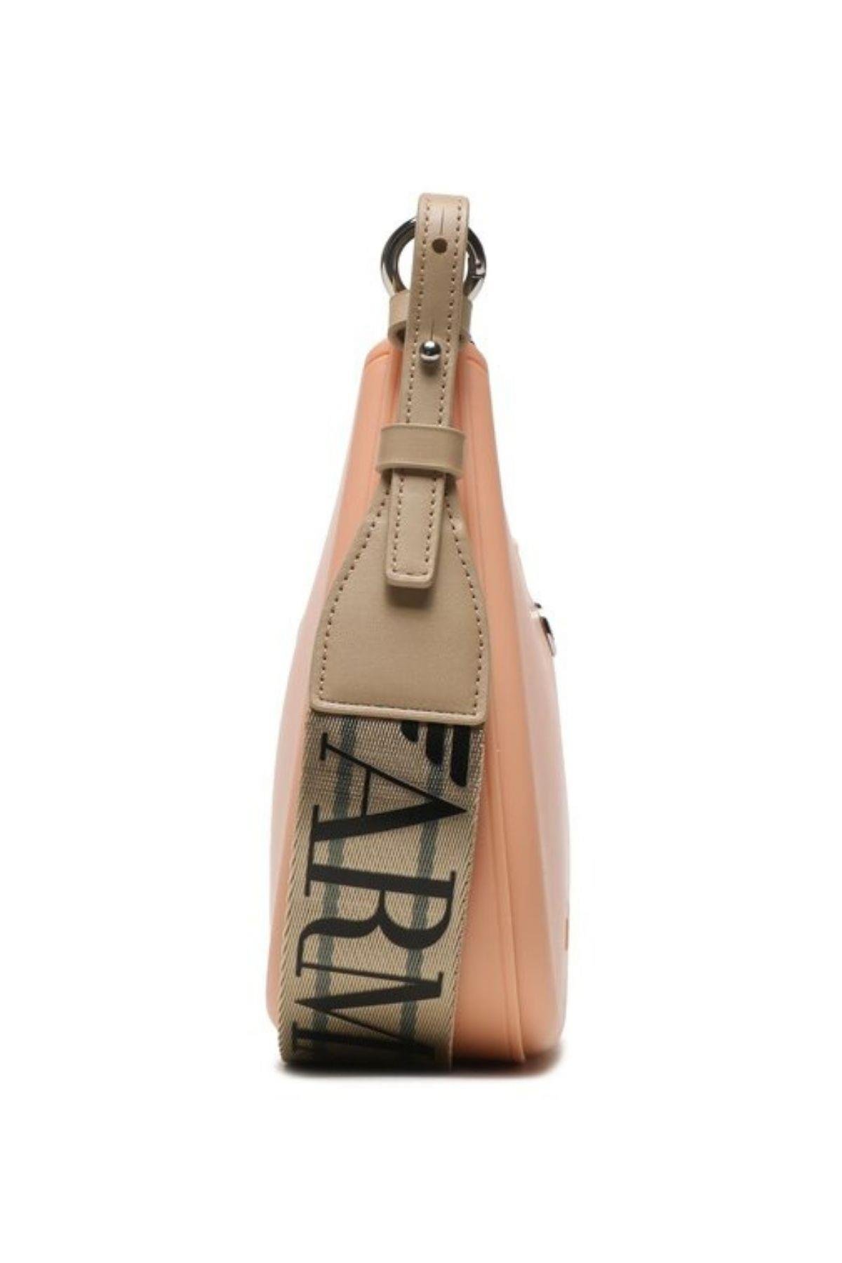 Emporio Armani Emporıo Armani Kadın Manyetik Detaylı Logolu Günlük Kullanım Pembe Omuz Çantası Y3H329 YWI7E-88430