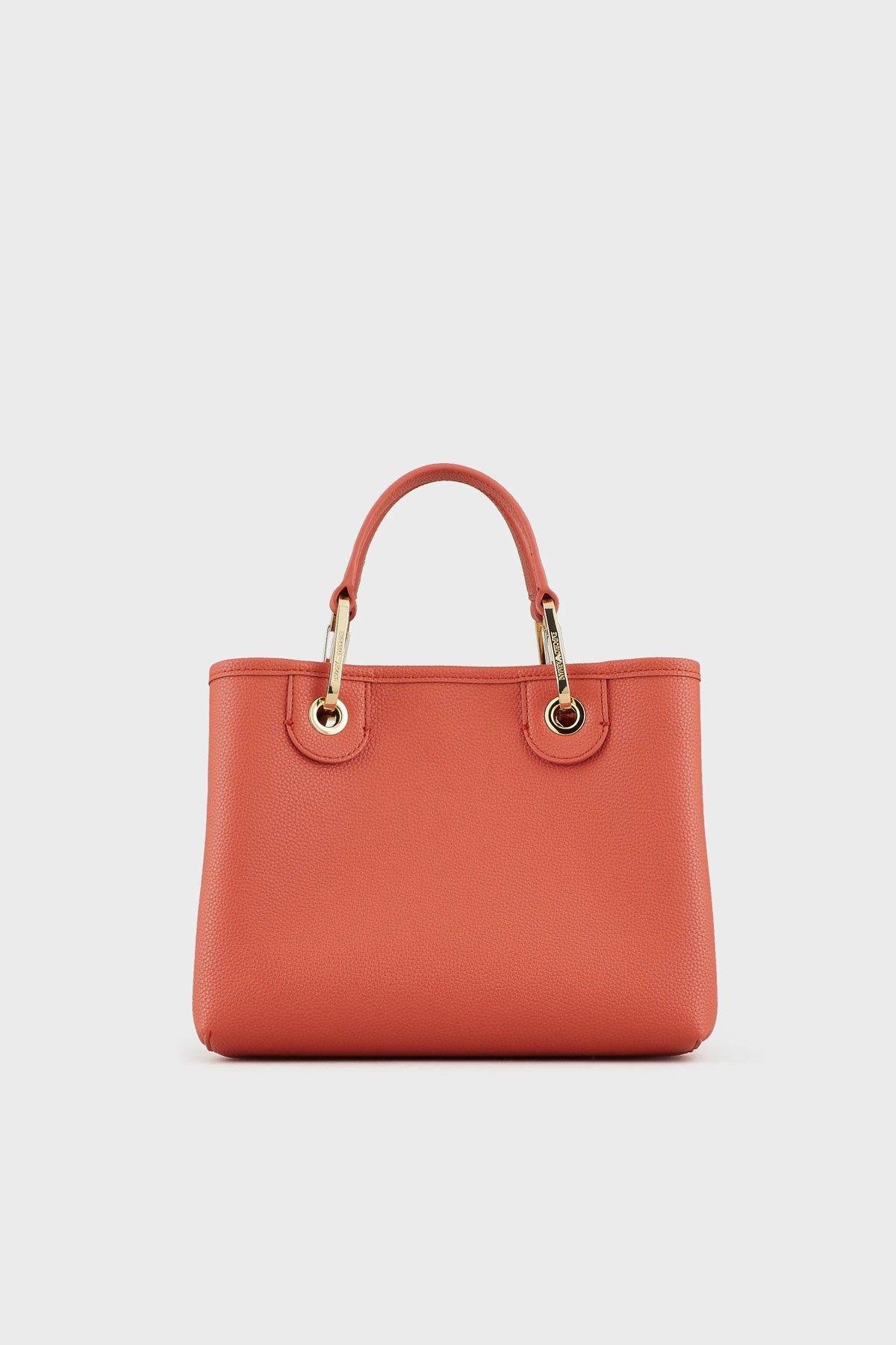 Emporio Armani Emporıo Armani Kadın Marka Logolu Rahat Taba Omuz Çantası Y3D166 YFO5B-89612