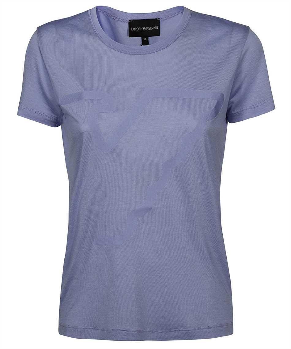 Emporio Armani Emporıo Armani Kadın Marka Logolu Organik Pamuklu Kısa Kollu Lila T-Shirt 3K2T7F 2JRAZ-LİLA