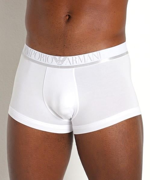 Emporio Armani Emporıo Body Erkek Marka Logolu Beli Lastikli Beyaz Boxer 111389 1A511-BEY
