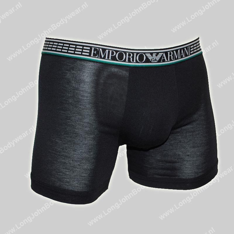 Emporio Armani Emporıo Body Erkek Marka Logolu Beli Lastikli Siyah Boxer 111473 1A728-SIY