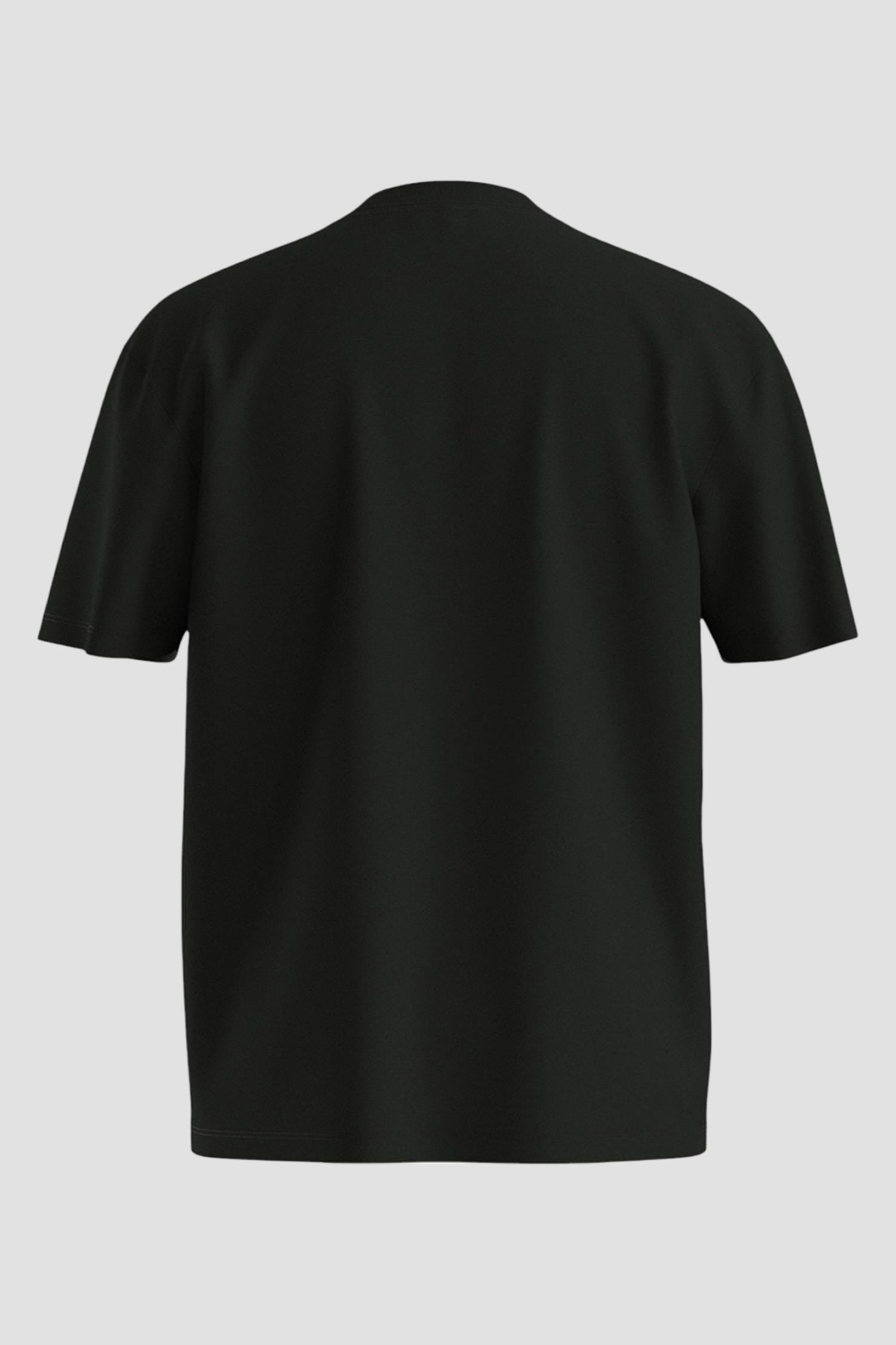HUGO HUGO Erkek Sıfır Yaka Marka Logolu Siyah1 T-Shirt 50505201-002