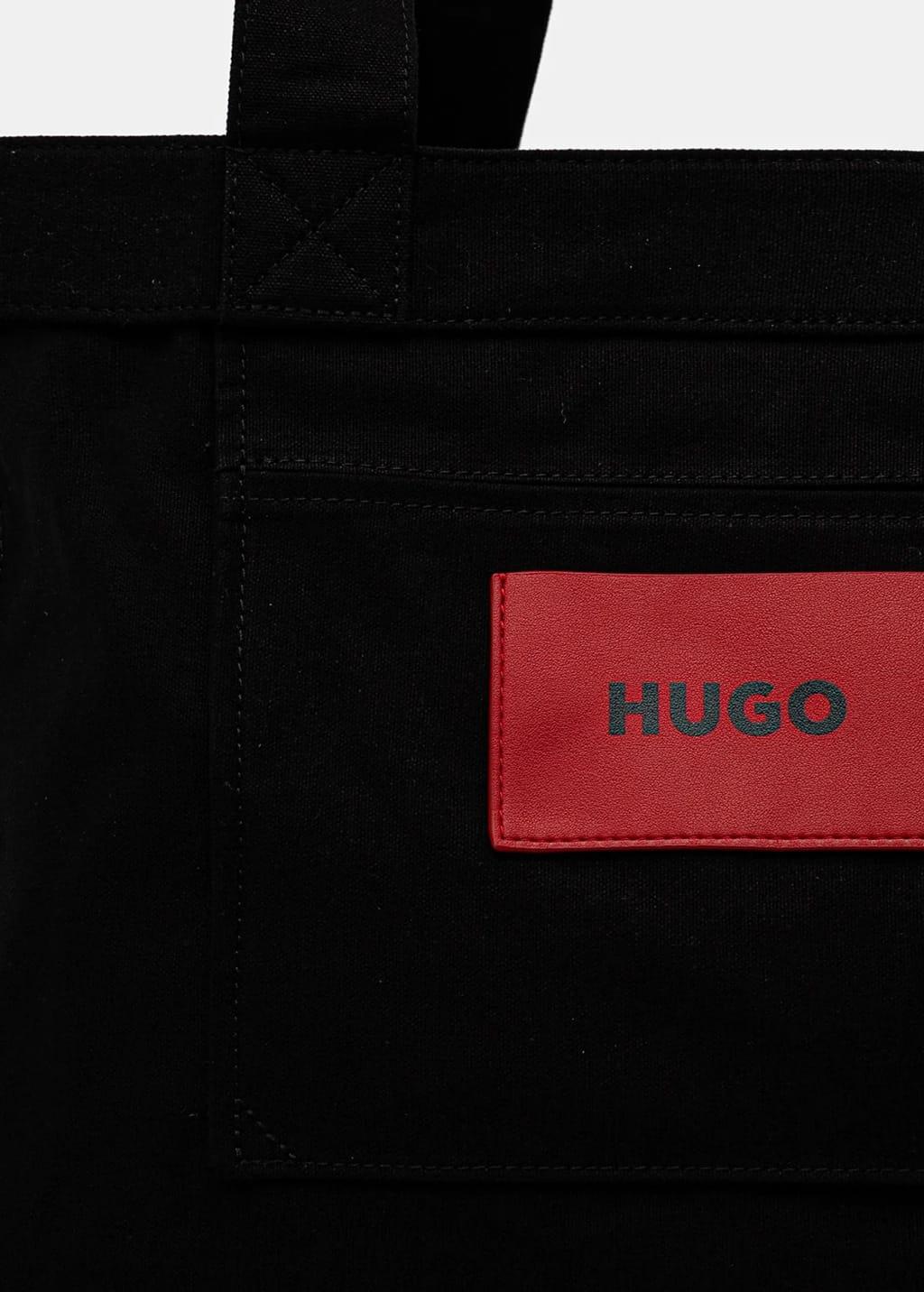 HUGO HUGO Kadın Uzun Saplı Kırmızı Marka Logolu Siyah Omuz Çantası 50536267-001
