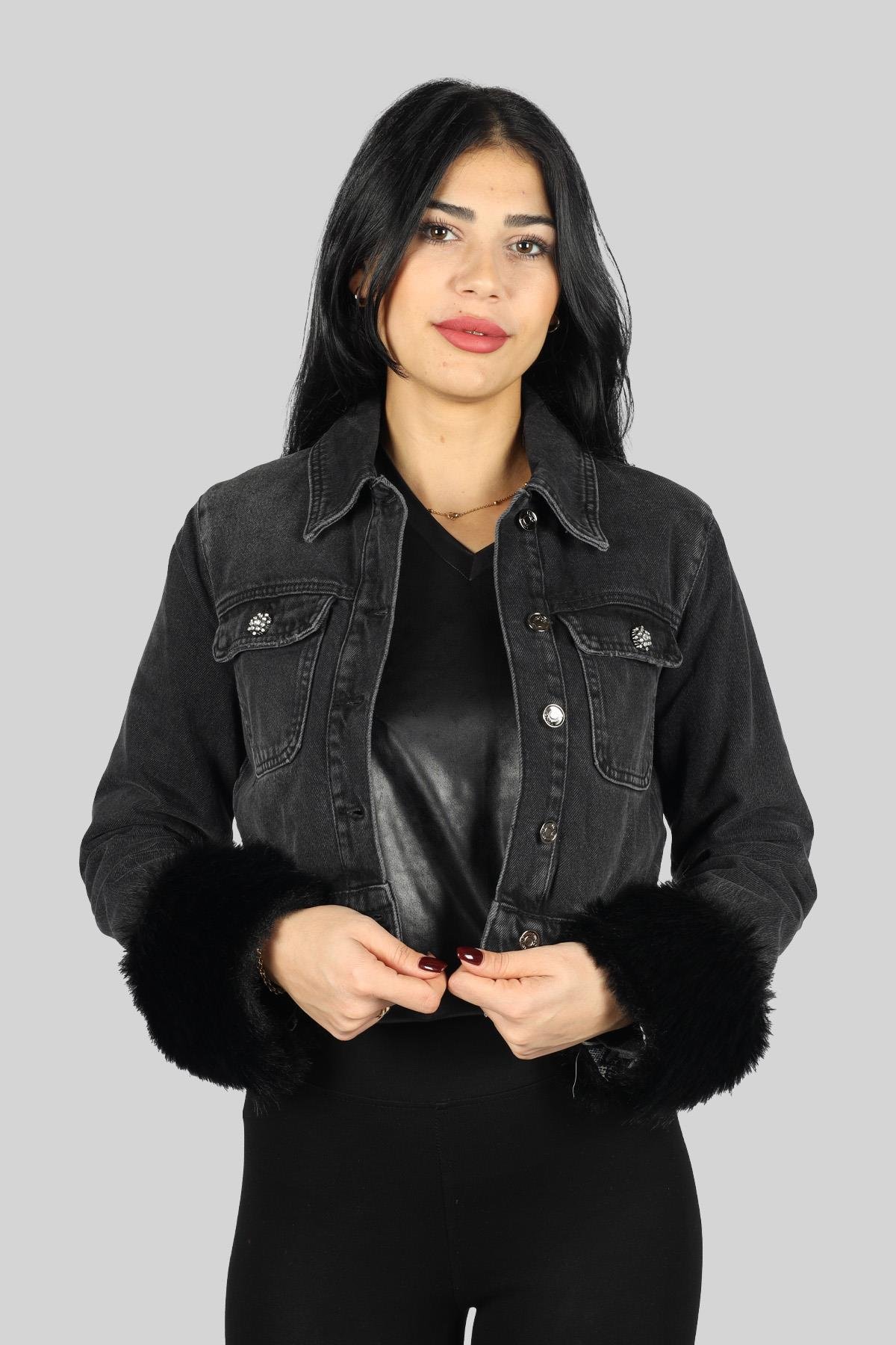 Liu Jo Lıu Jo Kadın Marka Logolu Günlük Kullanım Siyah Ceket UF3078D4488-88257