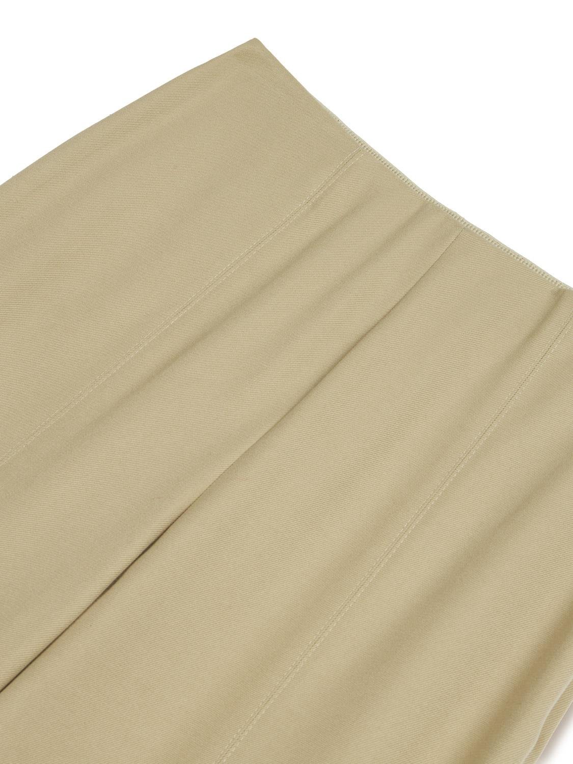 Nocturune Nocturune Kadın Normal Kalıp Gizli Lastikli Bel Paçaları Yırtmaçlı Bej Pantolon N25YN3369-BEJ